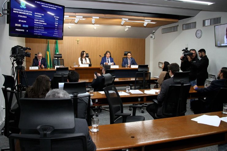 A CCJR é a comissão responsável pela análise da constitucionalidade das matérias em tramitação na ALEMS - Crédito: Wagner Guimarães/ALEMS
