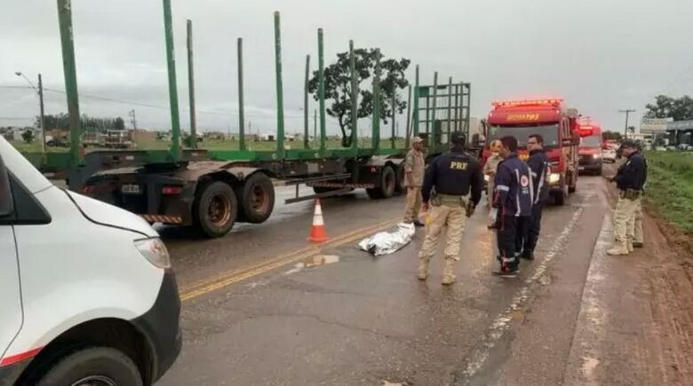 Corpo foi desovado em rodovia em Três Lagoas - Crédito: Divulgação