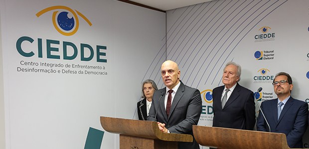Presidente do TSE inaugura Centro Integrado de Combate à Desinformação - Crédito: Divulgação
