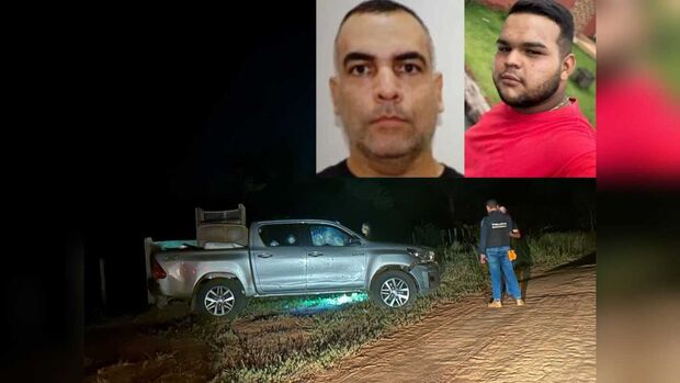 Brasileiros são executados em caminhonete a tiros de fuzil - Crédito: Ponta Porã em Dia