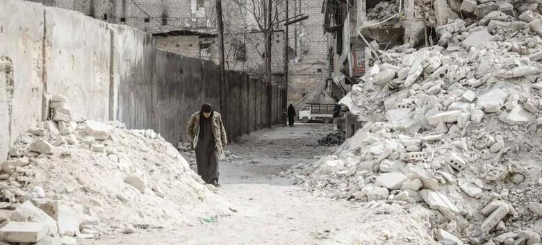 Cidade de Aleppo, fevereiro de 2023 - Crédito:  Unocha