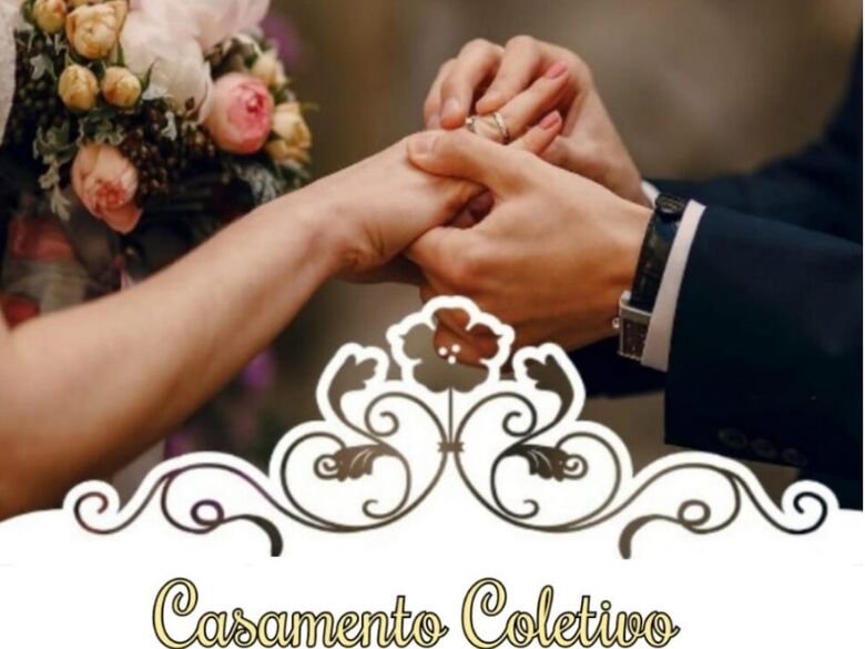 Documentação para casamento coletivo deve ser encaminhada até 20 de abril - Crédito: Divulgação