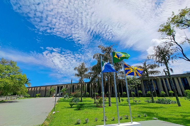 Palácio Guaicurus, sede do Poder Legislativo do Estado de Mato Grosso do Sul - Crédito: Wagner Guimarães/ALEMS