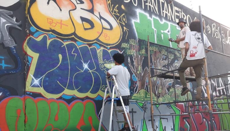 Dia do Grafite será celebrado com criação de mural na Capital - Crédito: Divulgação