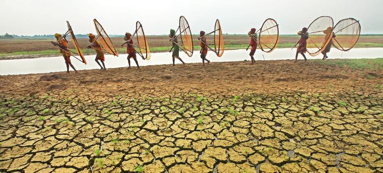 As alterações climáticas e as práticas insustentáveis na gestão da terra e da água estão provocando condições de seca em todo o mundo - Crédito: ONU/Mukhopadhyay S
