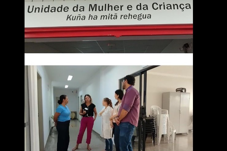 Gleice visita HU e destaca cuidado com cultura Guarani e desafios na integração da saúde - Crédito: Maynara Nantes