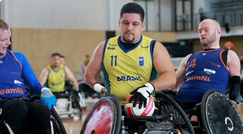 Brasil fica perto de vaga paralímpica no rúgbi em cadeira de rodas
 - Crédito: Cherie Harris/WWR