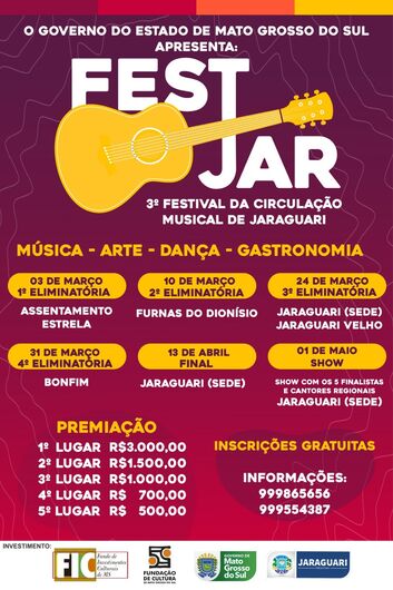 Em Jaraguari, Festival de Música chega à comunidade quilombola Furnas do Dionísio - 