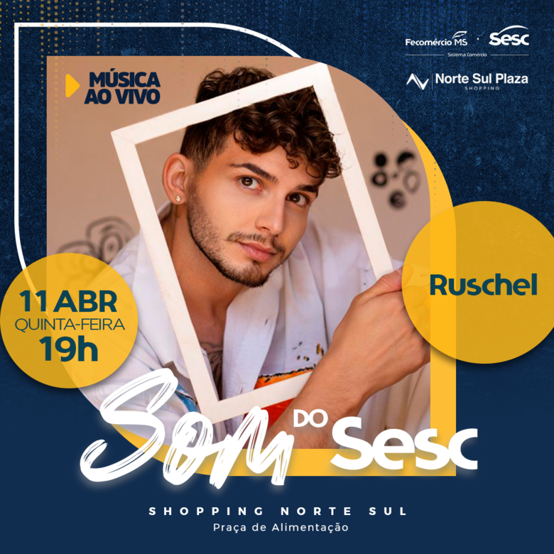 Pop regional toma conta do Som do Sesc com apresentação de Ruschel
 - Crédito: Divulgação