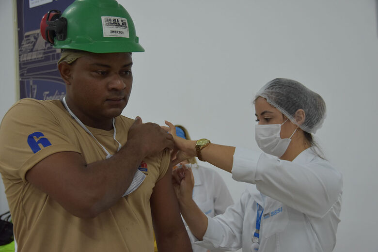 Sesi inicia campanha de vacinação contra gripe com meta de atingir 30 mil trabalhadores - Crédito: Divulgação