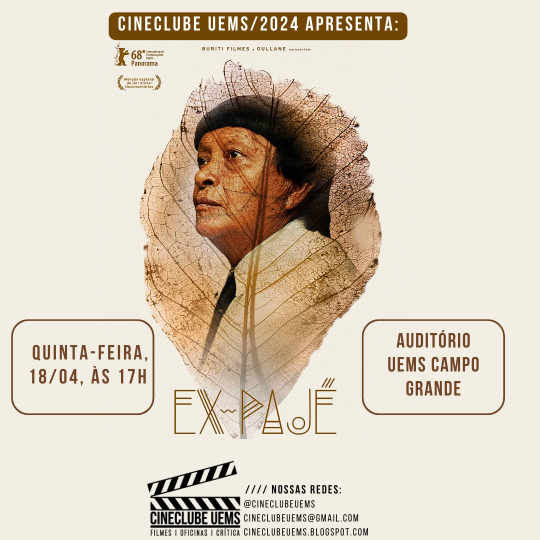 Cineclube UEMS exibe o filme "Ex-Pagé" em homenagem ao Dia dos Povos Indígenas - Crédito: Divulgação