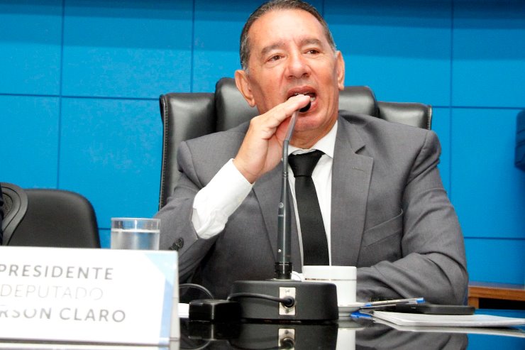 Deputado Gerson Claro, presidente da Mesa Diretora - Crédito: Wagner Guimarães/ALEMS