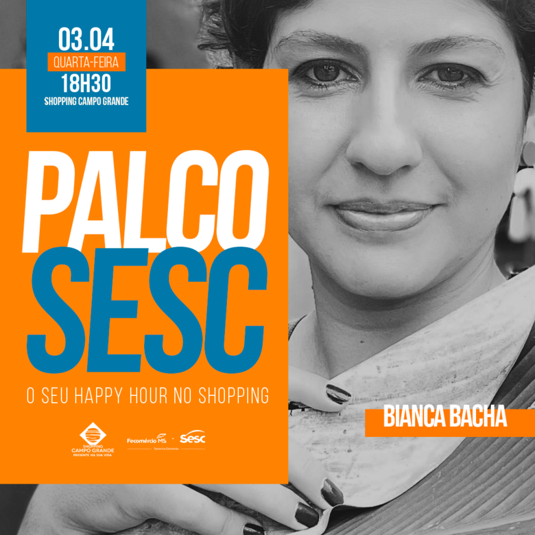 Palco Sesc volta com o samba e MPB de Bianca Bacha - Crédito: Divulgação