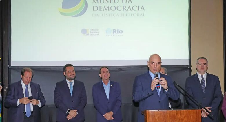Alexandre de Moraes diz que soberania brasileira está sob ataque
 - Crédito: Luiz Roberto/Secom/TSE