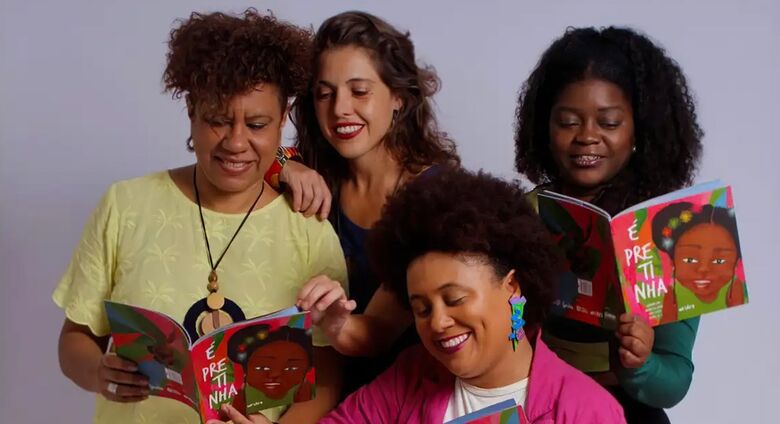 Mulheres sambistas lançam livro-disco infantil com protagonista negra
 - Crédito: Pedro Caetano/Divulgação
