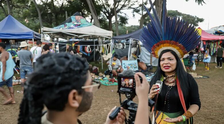 Comunicadores indígenas: trabalho deve ser revestido de ativismo
 - Crédito: Joédson Alves/Agência Brasil