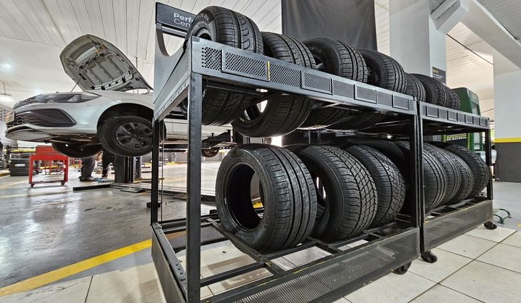 Preço dos pneus nacionais apresenta variação de até 72% em Campo Grande - Crédito:  Kleber Clajus