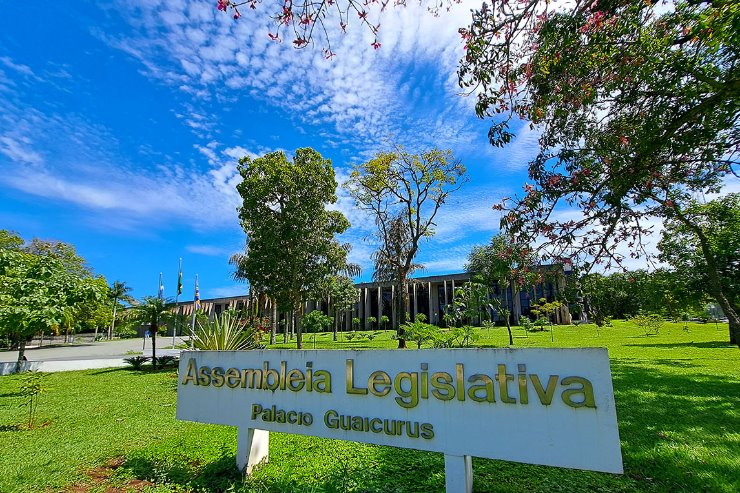 A Assembleia Legislativa é localizada na Avenida Desembargador Nunes da Cunha, Bloco 9, Parque dos Poderes - Crédito: Wagner Guimarães/ALEMS