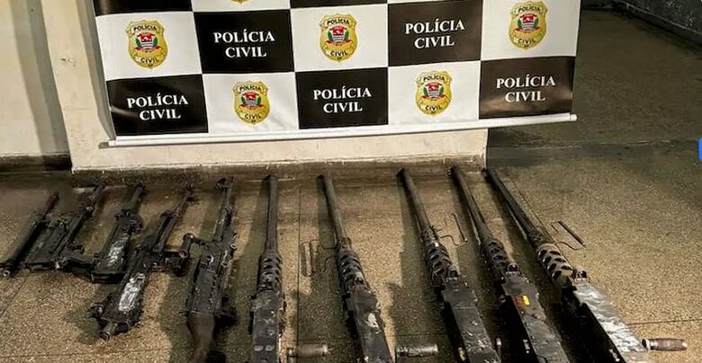Suspeitos de negociar armas de arsenal do Exército são presos - Crédito: Governo de São Paulo/Divulgação