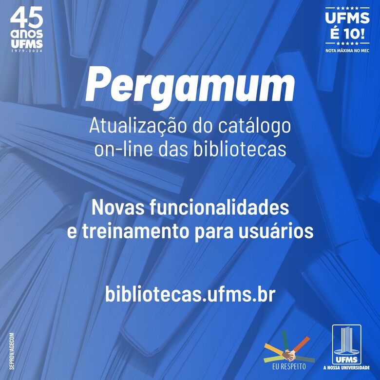 Bibliotecas atualizam catálogo on-line e oferecem treinamento para a comunidade - Crédito: Divulgação