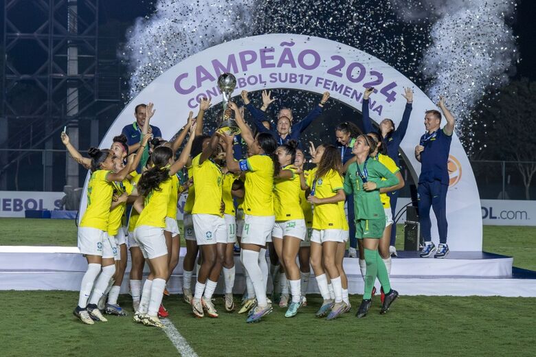 Seleção feminina goleia Paraguai e fatura penta em Sul-Americano Sub17 - Crédito: Fabio Souza/CBF