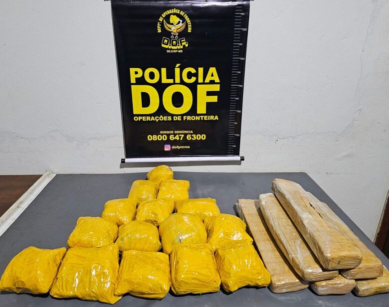 DOF apreende adolescente que levaria droga para Minas Gerais
 - Crédito: Divulgação/DOF