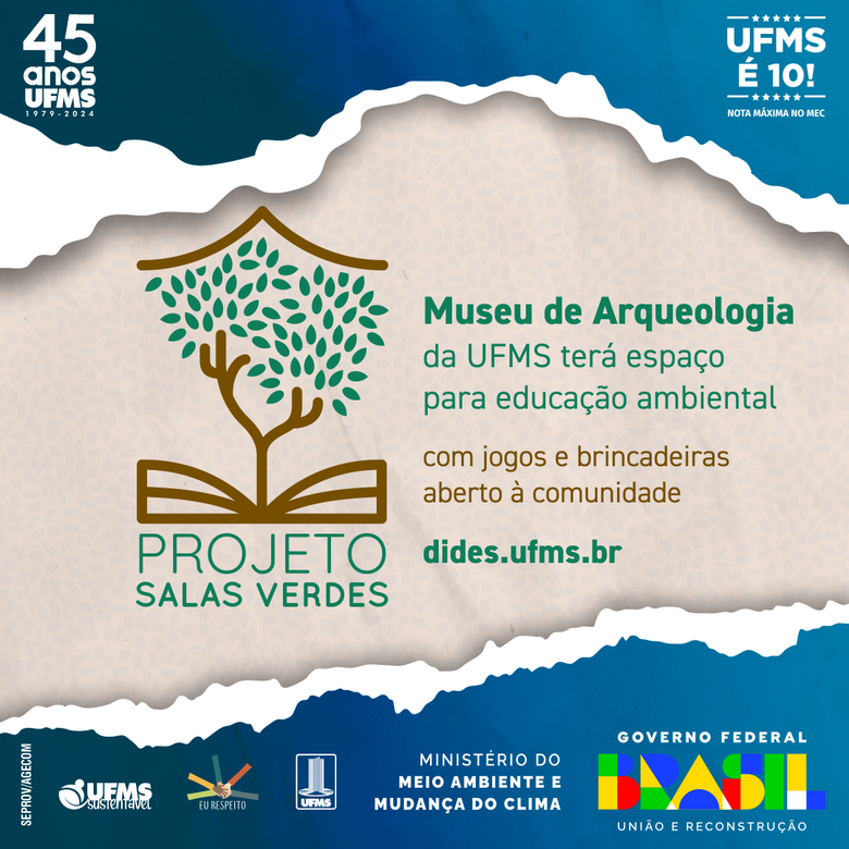 Museu de Arqueologia da UFMS terá espaço dedicado à educação ambiental - Crédito: Divulgação