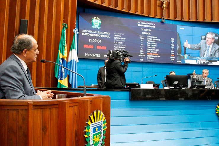 Dentre os assuntos debatidos na tribuna da Casa de Leis nesta manhã, a carga tributária estadual - Crédito: Wagner Guimarães/Arquivo ALEMS