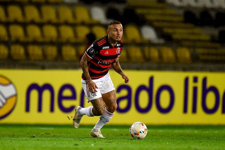 Cebolinha foi um os destaques do Flamengo - Crédito: Marcelo Cortes / CRF