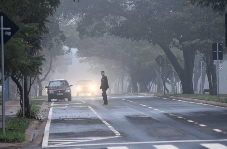 Frio, nebulosidade e probabilidade de chuvas são destaque na previsão deste domingo - Crédito: Bruno Rezende