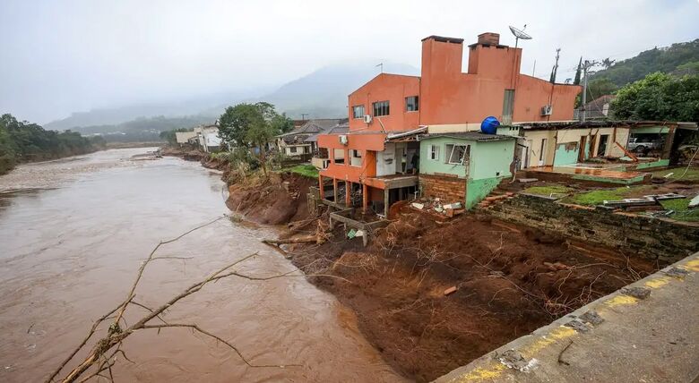 Arroz e carne devem ficar mais caros com enchentes no Rio Grande do Sul
 - Crédito: Gustavo Mansur/Palácio Piratini