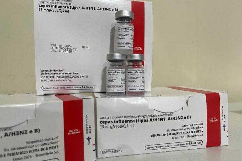 Vacina contra gripe é produzida pelo Instituto Butantan - Crédito: Divulgação/Sems