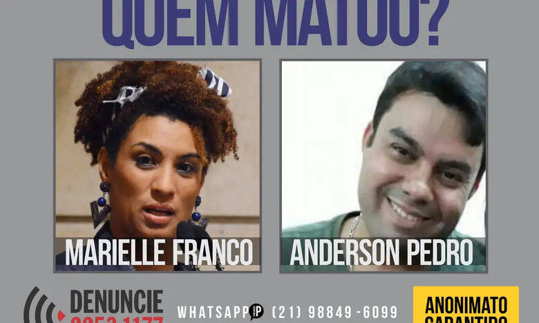 PF prende mais dois acusados de participar de assassinato de Marielle
 - Crédito: Disque Denúncia/Divulgação
