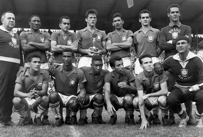 Brasil ganhou seu primeiro título em Copa do Mundo em 1958 - Crédito: Divulgação/CBF