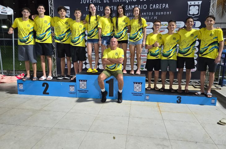 Bolsistas do Governo de MS participam do Campeonato Brasileiro Juvenil de Natação - Crédito: Arquivo/Fundesporte