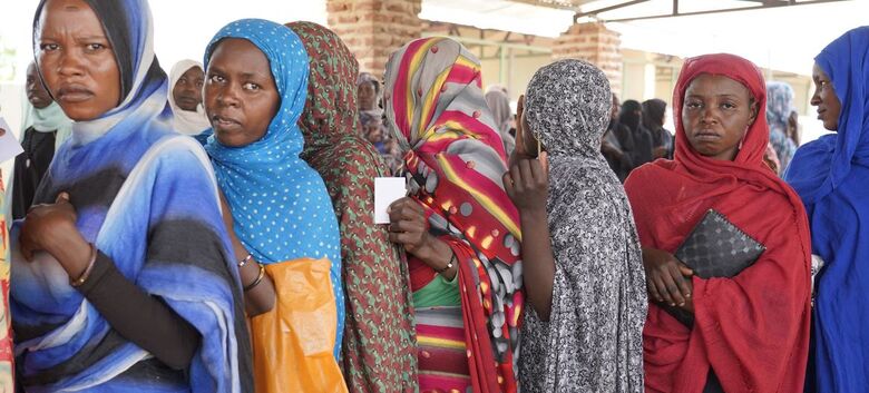 PMA calcula haver 18 milhões de pessoas sofrendo de insegurança alimentar aguda no Sudão - Crédito: PMA/Leni Kinzli