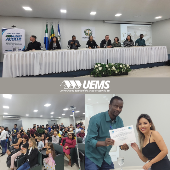 Programa UEMS Acolhe realiza cerimônia de entrega de certificados de mais de 180 migrantes - Crédito: Divulgação