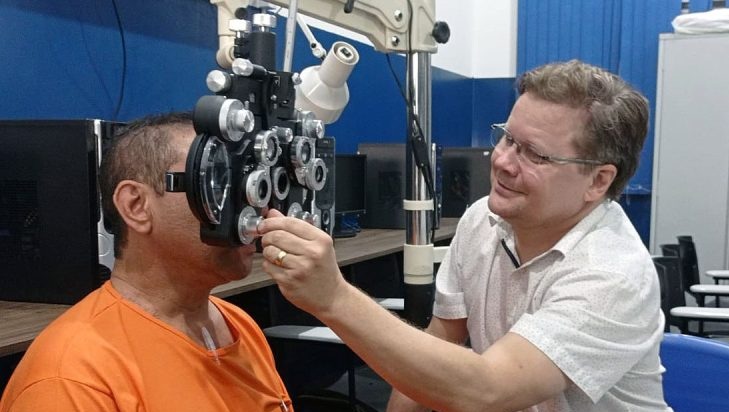 Penitenciária implementa projeto oftalmológico a detentos e otimiza segurança com redução de escolta - Crédito: Divulgação