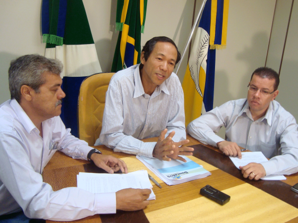 Cido Medeiros, Elias Ishy e Pedro Pepa, anunciaram hoje cedo que seguem com as investigações.
Foto: Hédio Fazan - 