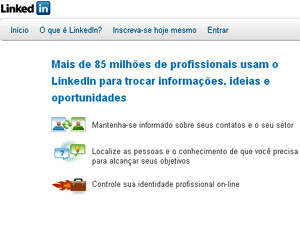 LinkedIn, rede social profissional - Crédito: Foto: Reprodução