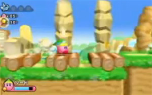 Kirby retorna em nova aventura para o Wii
 - Crédito: Foto: Reprodução