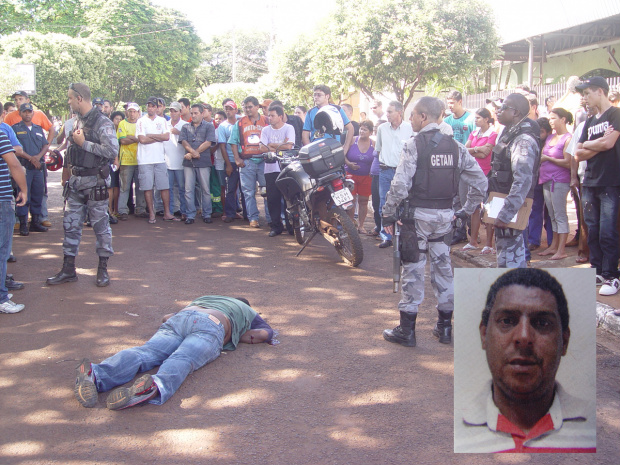 Morador de Ponta Porã é executado em Dourados com 12 tiros sendo quatro na cabeça
 - Crédito: Fotos: Sidnei L. Bronka
