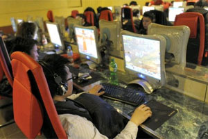 Dependência por games afeta 33 milhões
de adolescentes na China - Crédito: Foto: AFP