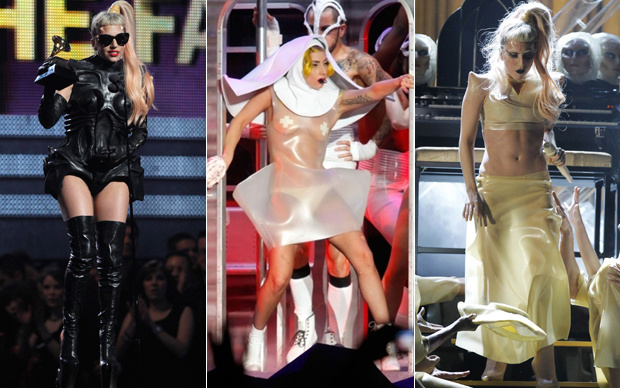 Os looks mais recentes de Lady Gaga: futurismo da cantora deve inspirar atrizes no Oscar. - Crédito: Foto: Reuters/AFP