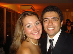 Alessandra Paolinelli e Gustavo Ribeiro, em um
casamento - Crédito: Foto: Arquivo Pessoal