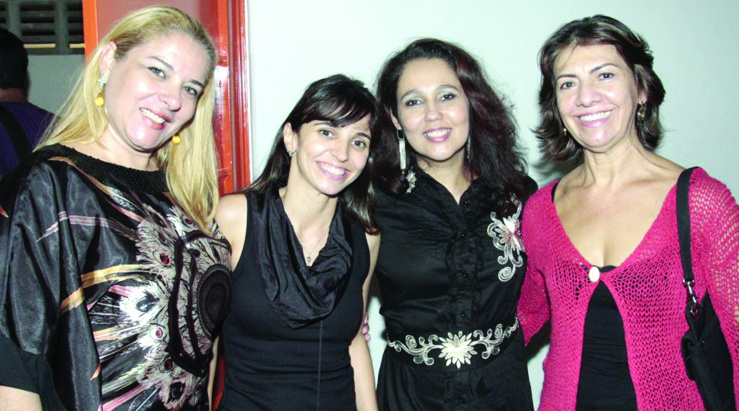 A diretoria da Associação Sul-Mato-Grossense de Dança: Suzana, Flávia, Maria Helena e Neide, que estará realizando o MS EnDança entre os dia 27 a 30 de abril no Teatro Glauce Rocha. - 