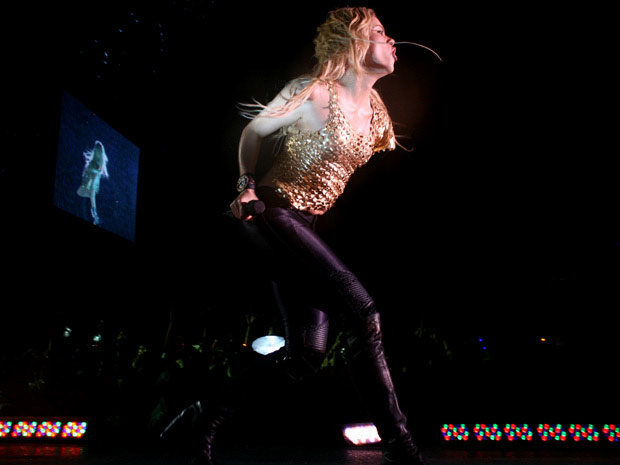A cantora Shakira se apresenta no Morumbi neste sábado - Crédito: Foto: Daigo Oliva/G1