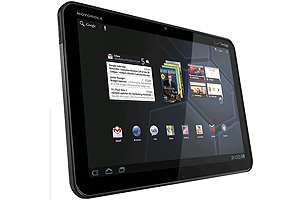 Tablet da Motorola com Android 3.0, já disponível
nos Estados Unidos - Crédito: Foto: Divulgação