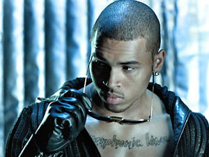 O cantor norte-americano Chris Brown
 - Crédito: Foto: Divulgação