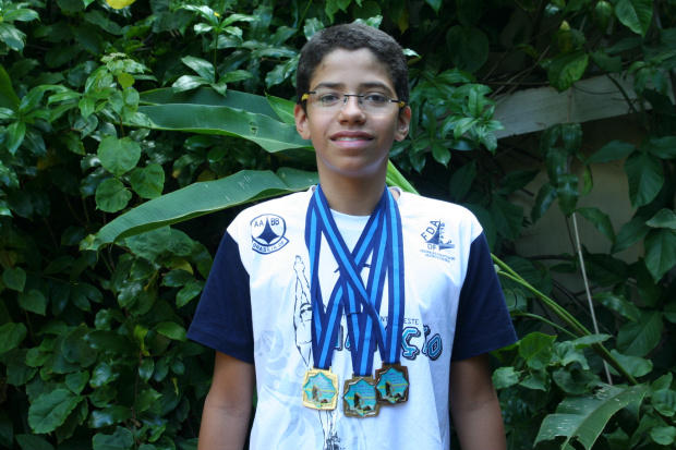 No Centro-Oeste, Jhonny  ganha 3 medalhas - Crédito: Foto : Hédio Fazan/PROGRESSO
